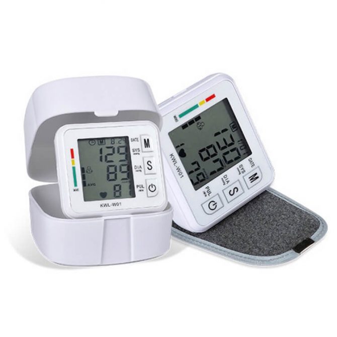 Wholesale Automatic Electric LCD Wrist Cuff Blood Pressure Monitor KWL-W01 - 图片 2