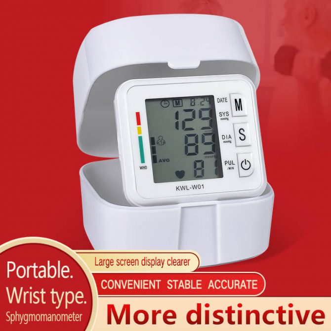 Wholesale Automatic Electric LCD Wrist Cuff Blood Pressure Monitor KWL-W01 - 图片 7