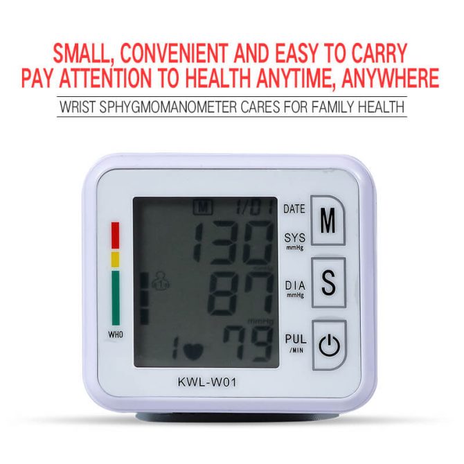 Wholesale Automatic Electric LCD Wrist Cuff Blood Pressure Monitor KWL-W01 - 图片 5